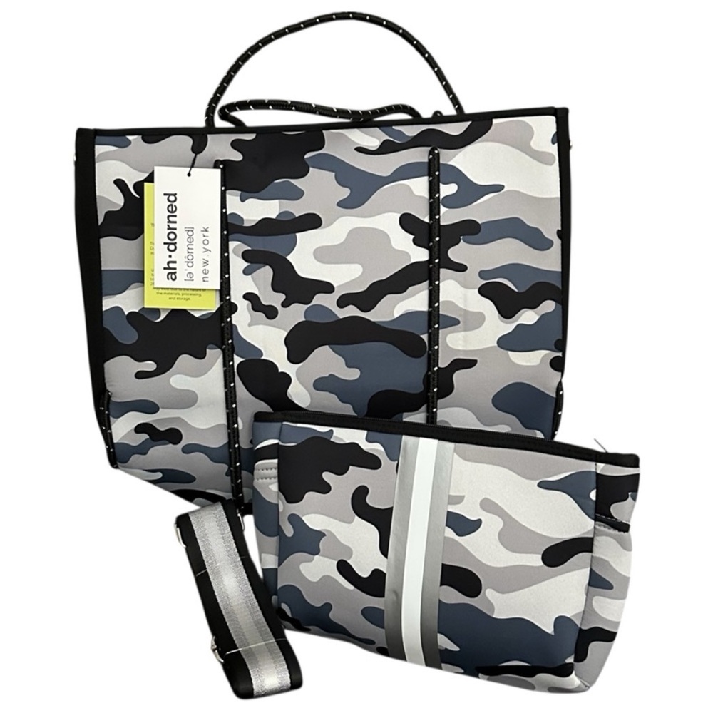 AHDORNED Neoprene Tote w/ Removable Pouch and Extra Strap Camo